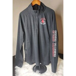 '47 Brand Boston Red Sox Pullover Mens Medium Black Spring Training Quarter Zip